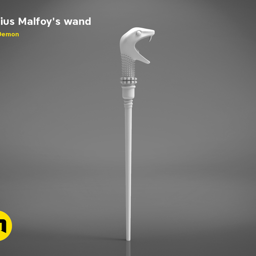 Download file Lucius Malfoy’s Wand • 3D printable template ・ Cults